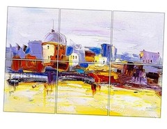 6 Pack Art Acoustic Panels Soundproof Wall Panels,72×48 inch Sound 72X48 City