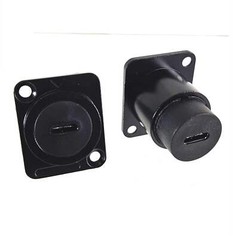 AMERICAN RECORDER Pass Through USB C D-Type Chassis Panel Mount