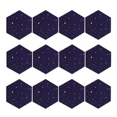 12 Pack Hexagon Acoustic Panels,Sound Proofing Padding,Sound3108
