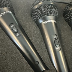 Set of 3 BEHRINGER XM1800S Dynamic Wired Professional Microphones w/Case & Cable