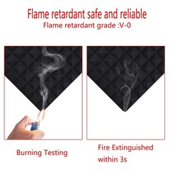 Soundproof Foam Acoustic Foam Panel Noise Cancelling for Home Office Studio Wall