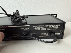 DBX Project 1 Compressor Gate 266 2-Channel Rack Mount Made in USA With Charger