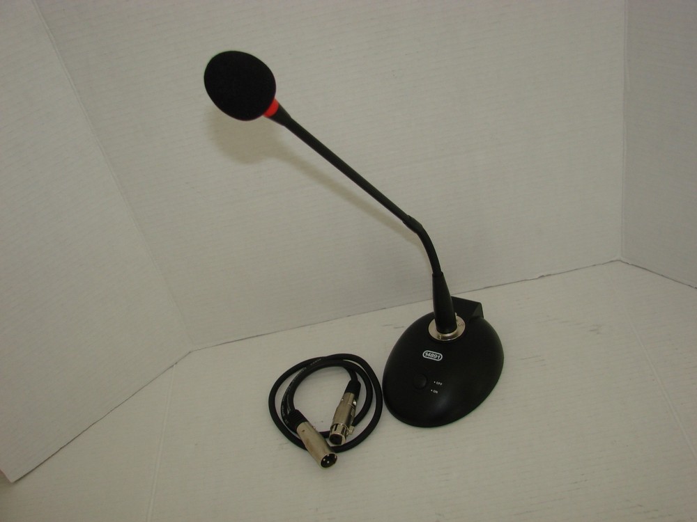 LN Monoprice Commercial Desktop Paging Microphone TS 338 W Cable BIN $29.95