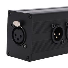XLR 3 Pin Splitter Box With Robust Construction For PA System Easy To Use