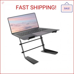 Pyle Portable Adjustable Laptop Stand – 6.3 to 10.9 Inch Anti-Slip Standing Tabl