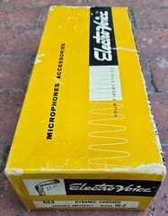 NOS Vintage 1950s Electro Voice 664 Dynamic Cardioid Microphone Hi Z Made in USA
