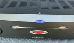 Alesis RA150 Studio Power Amplifier 150W Rack Mount 2-Channel Tested Working