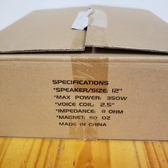 MCM Audio Select 12″ Woofer 55-2962 350 Watts 8 Ohm Qty 7
