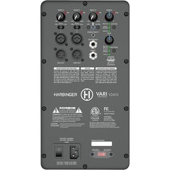Harbinger VARI V2410 Powered 10″ 2-Way Loudspeaker Bluetooth, DSP, Smart Stereo