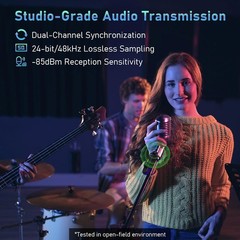 JOYO 2.4GHz Wireless Microphone System 4 Channel XLR