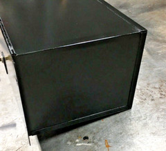 Rack Lockbox 16-gauge steel, mounts in audio rack cases 19-W 9-D 7-H