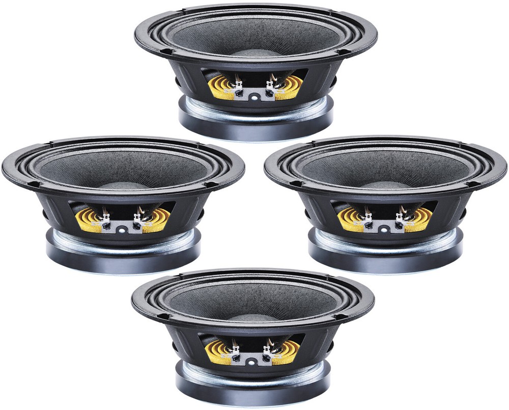 4x Celestion TF0818 8″ Replacement Midbass / Midrange Speaker 200W Woofer 8-Ohms