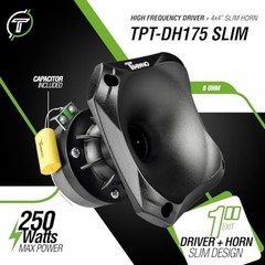Timpano 2X TPT-DH175 Slim Driver Horn 1″ Phenolic Compression Driver 500W Max