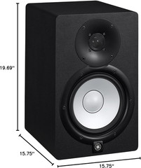 HS8 8-Inch Powered Studio Monitor Pair – Black
