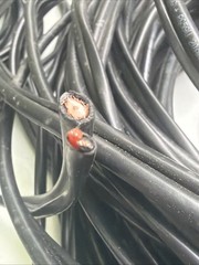 200 Ft Total Siamese Cable AC Power Audio Video Cable. 32 Feet 19 Feet &155 Feet