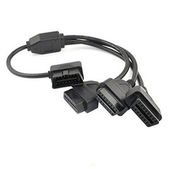 OBD2 Splitter Cable,OBD-II Extension Cable,Car Diagnostic 1 Male to 3 Female