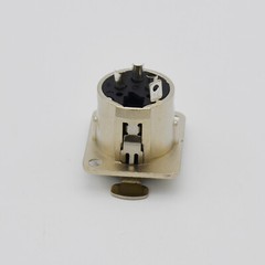10,XLR 3-Pin Female Metal Panel Mount Chassis Microphone Jack Audio Connector