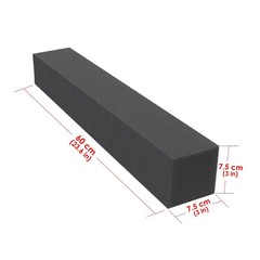 4 Pack Acoustic Wedge Studio Soundproofing Foam Corner Block Bass Trap 24″x3″x3″