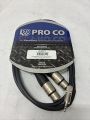 Pro Co IPMB2XF-5 3.5mm TRS Male to Dual XLR Female Insert Cable – 5′