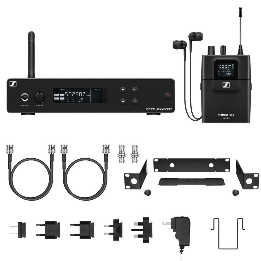 Sennheiser XSW-IEM-SET-B Complete Set In-Ear Headphones Monitoring Freq Range B