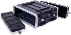 Stackable 3U Rack Case, Standard 19.25” Depth, Polyethylene Hard-Shell Construct
