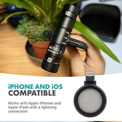 Movo DoubleMic-DI Dual Capsule Microphone – iPhone Two-Sided Cardioid Condenser
