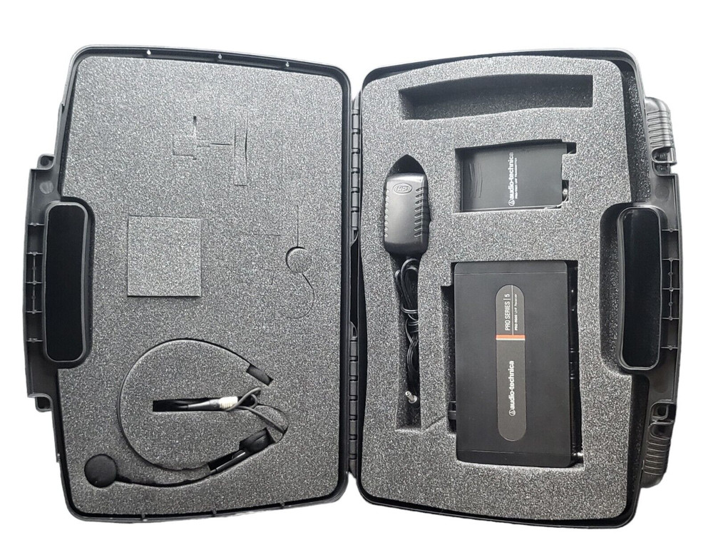 Audio Technica Pro Series R500 Receiver/T501 Transmitter #385 W/Ac Adapter