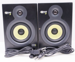 KRK Rokit 5 Studio Monitor Powered Speaker Set, Black – TESTED