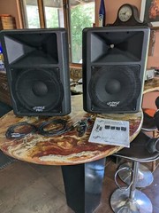 PylePro (PPHP1292A)      Powered 12“ Two-Way Plastic Molded Loudspeaker  