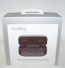SmallRig S70-C2 Wireless Microphone System with Charging Case, Black