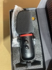 AudioPro Condenser Microphone USB Wired Black Cardioid Mute Switch Volume