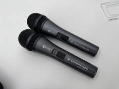 Sennheiser E 815 S Handheld Wired XLR Microphone and EV N/D767a Microphone LOT