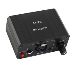 Microphone Preamp, Microphone Preamplifier Mic Preamp for Vocal, 48V Power XL…