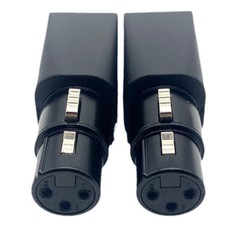 DMX to RJ45 Connector RJ45 Ethernet to 3-Pin XLR DMX Female & Male Adapter Set