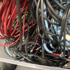 Pro Audio Cables Assorted Colors and Connectors Lot Single Cable Varies