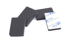 Rectangle Rubber Feet Desktop Musical Gear 1″ x 1 1/2″ X 1/4” Tall w Adhesive