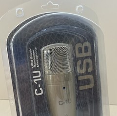 Behringer C-1U USB Studio Condenser Microphone W/ Manual IBM PC Computer Sing