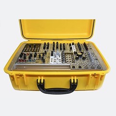 Synthrotek Water Proof 7U (6U + 1U) 84HP Portable Eurorack Case Waterproof