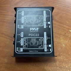 Pyle PDC22 Dual Passive Direct Box Stage Or Studio Gear