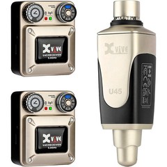 Xvive U45 In-Ear Wireless Monitor System Transmitter/2 Receivers (5.8 GHz) Gold