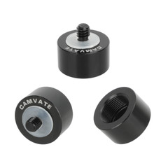 3Pcs CAMVATE Mic Holder Shock Mount Stand Screw Adapter 1/4″-20 Male to 5/8″-27