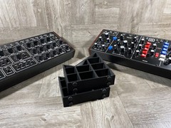 H40º Universal Stand for Behringer Modules & Moog 60-104 HP Eurorack Case -BLACK