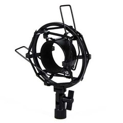 Black Shock Mount fits Audio-Technica AT4033, AT4033A, AT4047MP, AT4047/SV