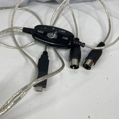 6ft USB~MIDI In/Out 5pin DIN Cable/Cord,Digital Audio,drum,synthesizer,keyboard
