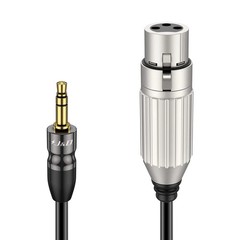 Xlr To 3.5mm Microphone Cable Pvc Shelled Xlr Female To 3.5mm 1/8 Inch Trs Male