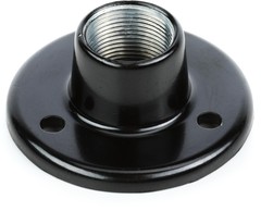 AtlasIED AD-11BE 5/8-inch Female Mic Flange Adapter – Ebony (2-pack) Bundle