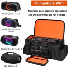 Carrying Case Compatible with JBL Partybox on the Go Speaker Travel Storage Tote