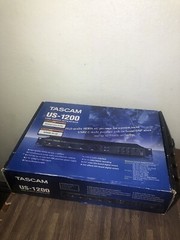 NEW Tascam US-1200 Analog Recording Interface with Power/USB Cord/Box