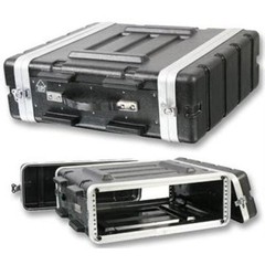 NEW PA DJ 3U Equipment Rack Mount Flight Storage Case.Concert.19″ Stage.3 space