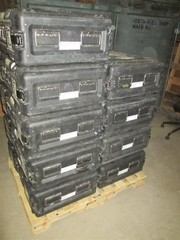 Rackmount 04U x24 ECS Legacy Composite Shock Mount Rack Black Case Shockmount B